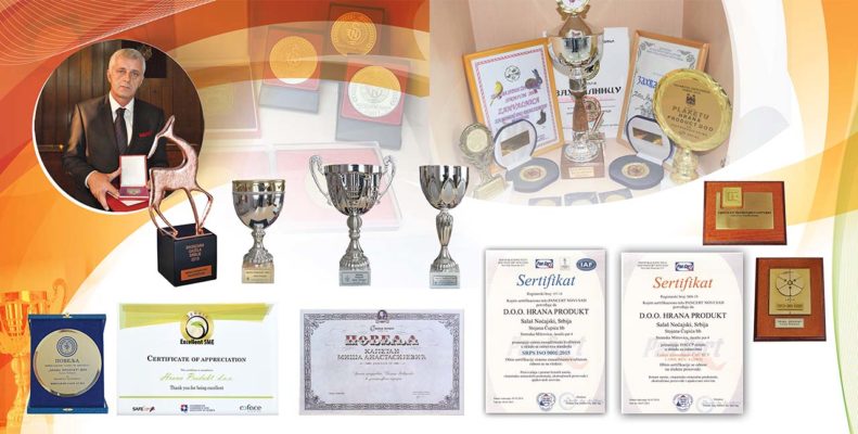 Hrana produkt povelje sertifikat plakete priznanja